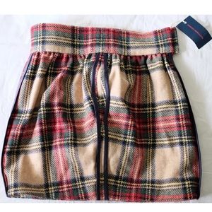 Harvey faircloth wool plaid bubble skirt size 4